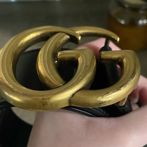 Gucci Black Leather Belt - Picture 4 of 7